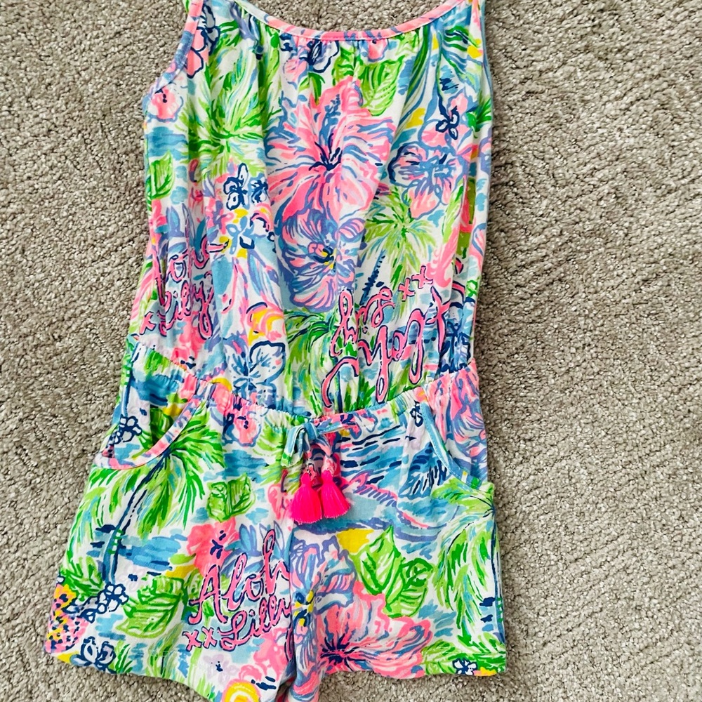 Girls Lilly Pulitzer Hawaii print